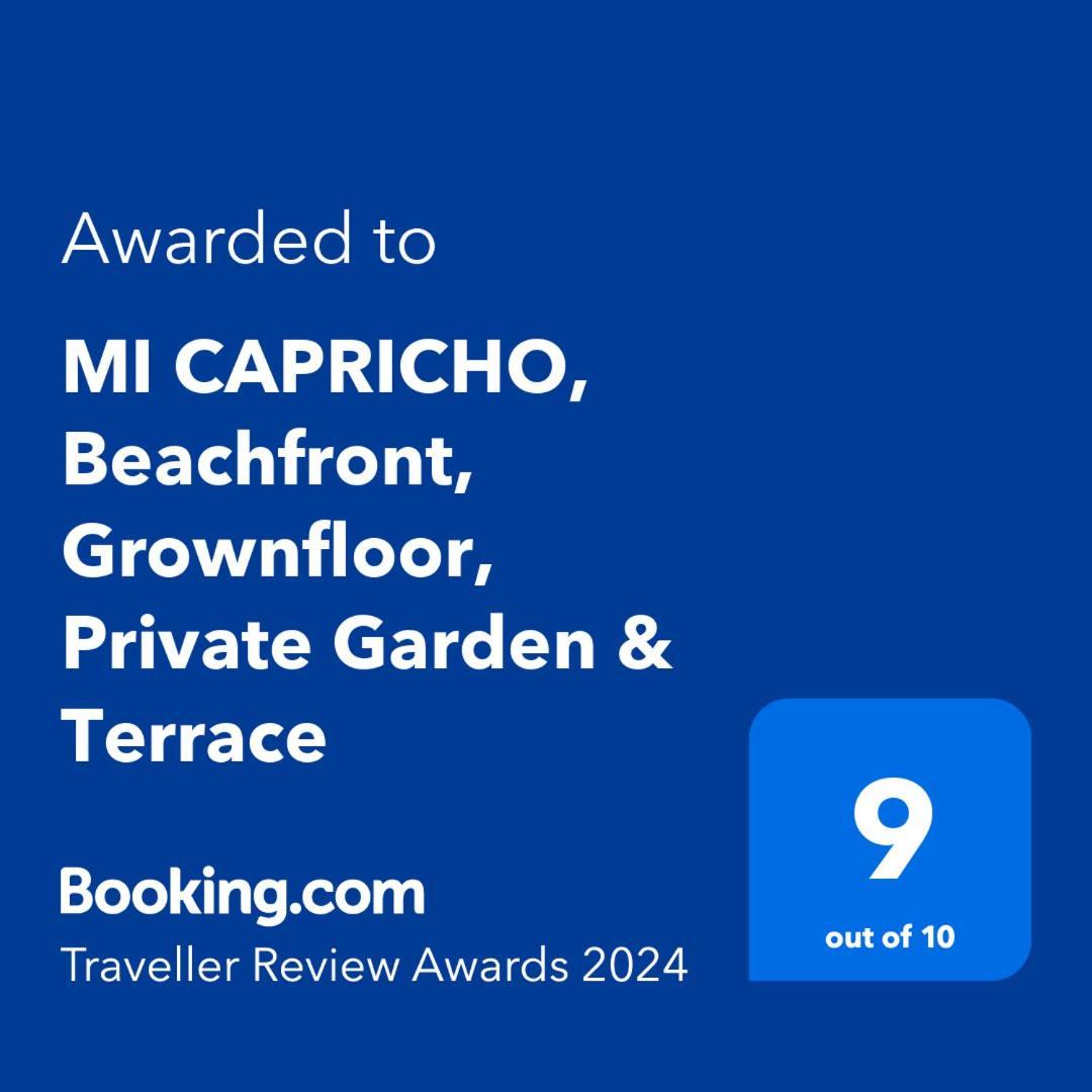 Mi Capricho, Beachfront, Grownfloor, Private Garden & Terrace Apartment Sitio de Calahonda Exterior photo